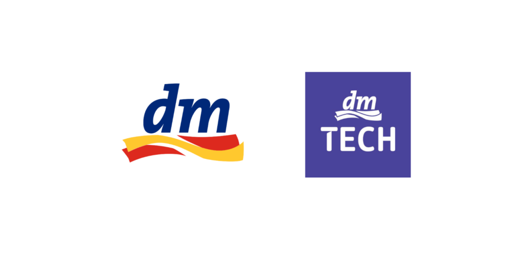 dm-drogerie markt GmbH + Co. KG und dmTECH GmbH Logo
